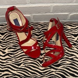 Jimmy Choo Red Patent Leather Heels